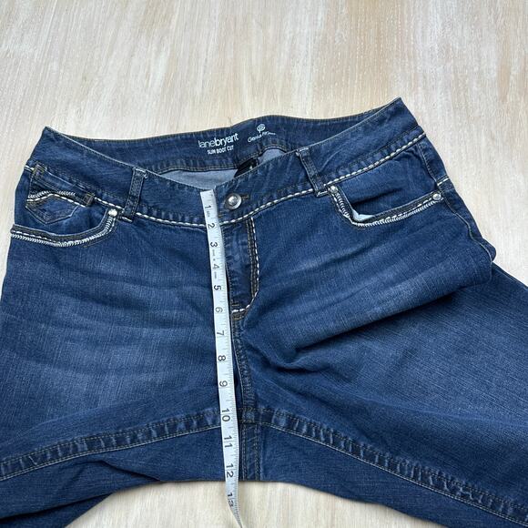 Lane Bryant Slim Bootcut Genius Fit Stretch Casual Basic Everyday Denim Jeans 16 - Picture 12 of 15